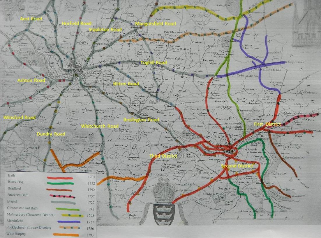 Turnpike roads in England and tollhouses